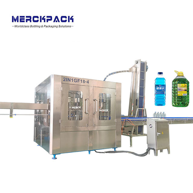 2000-3000BPH Automatic Glass Water 5l Big Bottle Filling And Capping Machine 