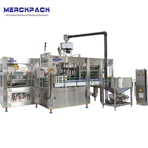 Automatic Carbonated Sparkling Water Bottling Plant Beverage Juice Filling Machine Production Line Soft Drink Filling Line