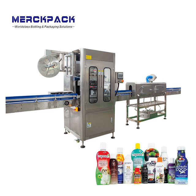 Automatic Shrink Sleeve Labeling Machine For Beverage Bottles 